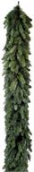 DELUXE EVERGREEN GARLAND, 9'X18"; 250 TIPS, PVC, GREEN