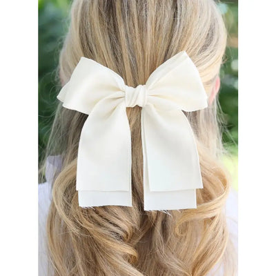 Gino Cream Hair Bow