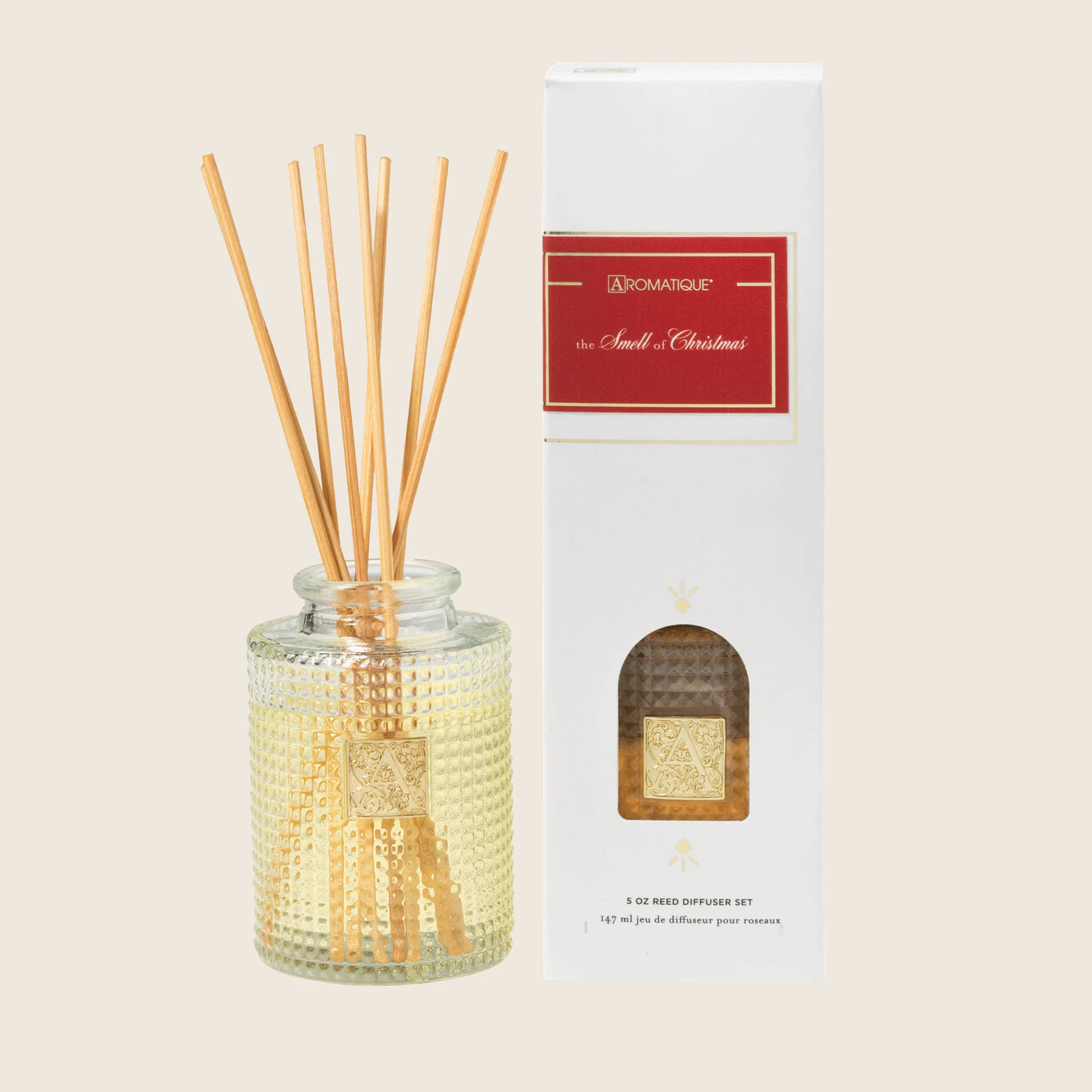 The Smell of Christmas - Reed Diffuser Textured Glass