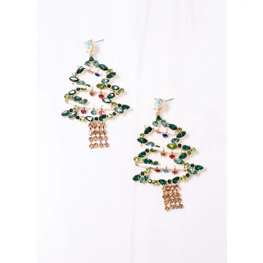 Jeweled Tree Earrings