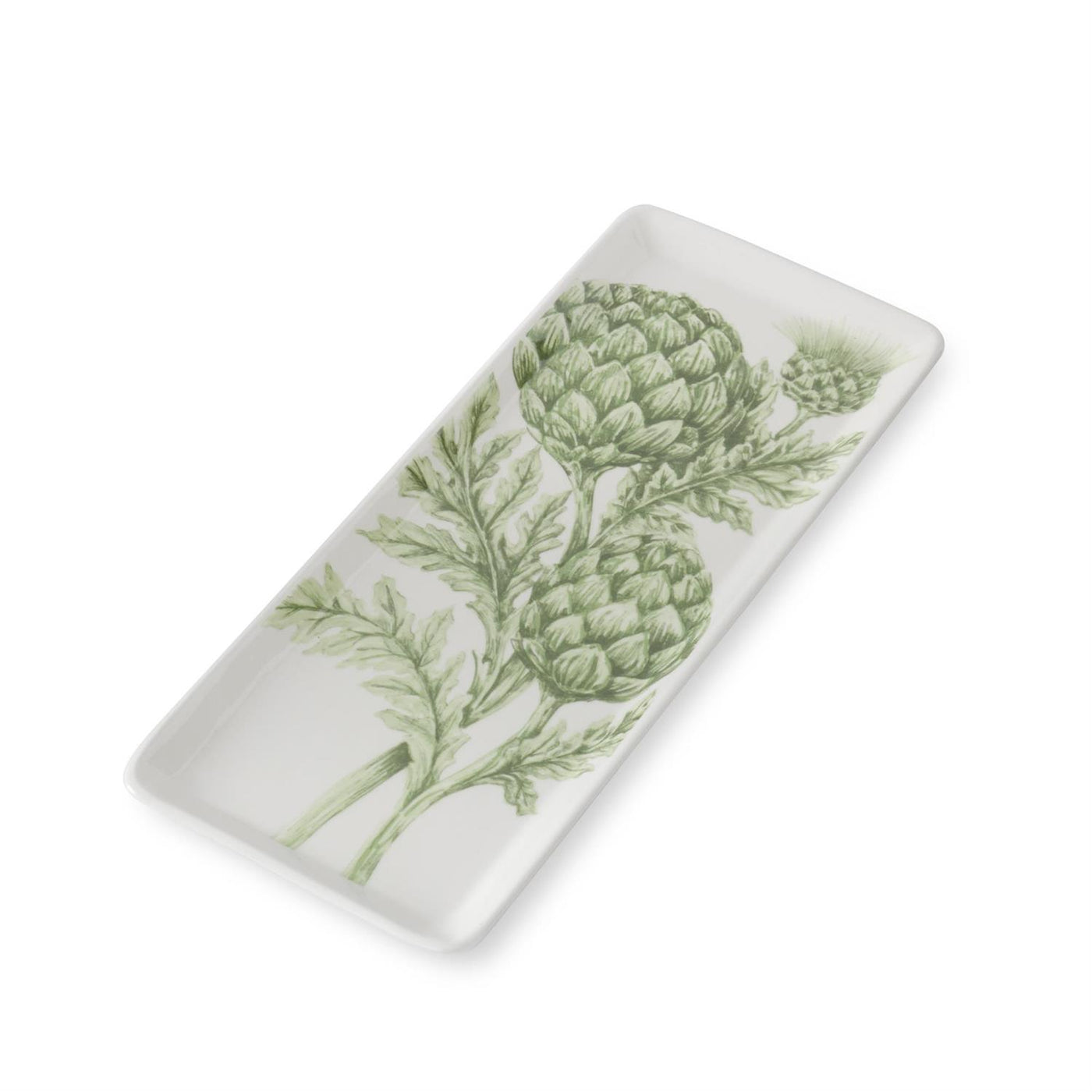 Rectangular Tray with Artichokes