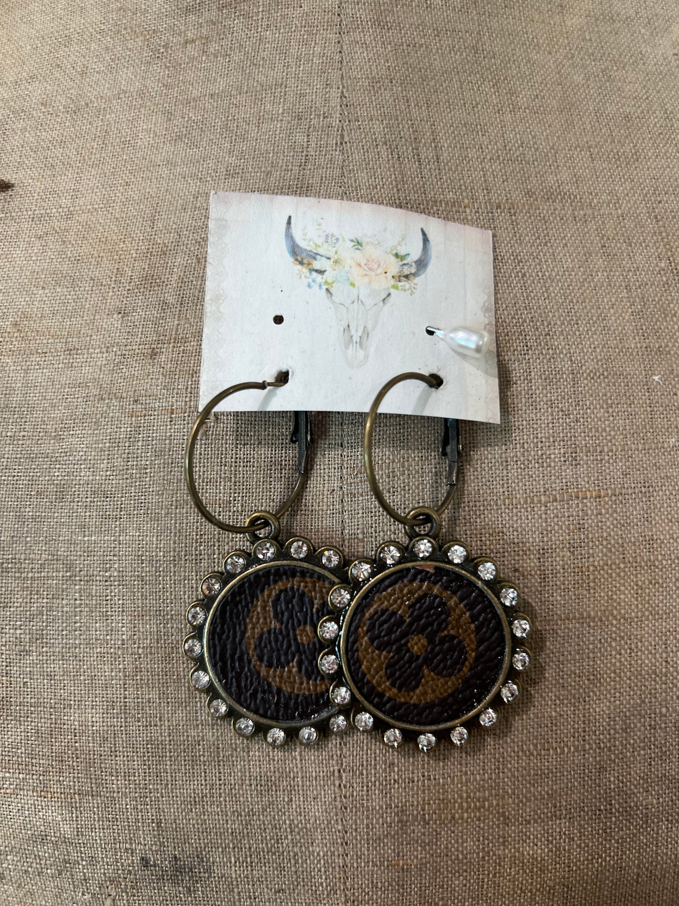 Upcycled Designer Earrings