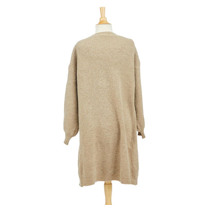 Long Length Open Front Cardigan