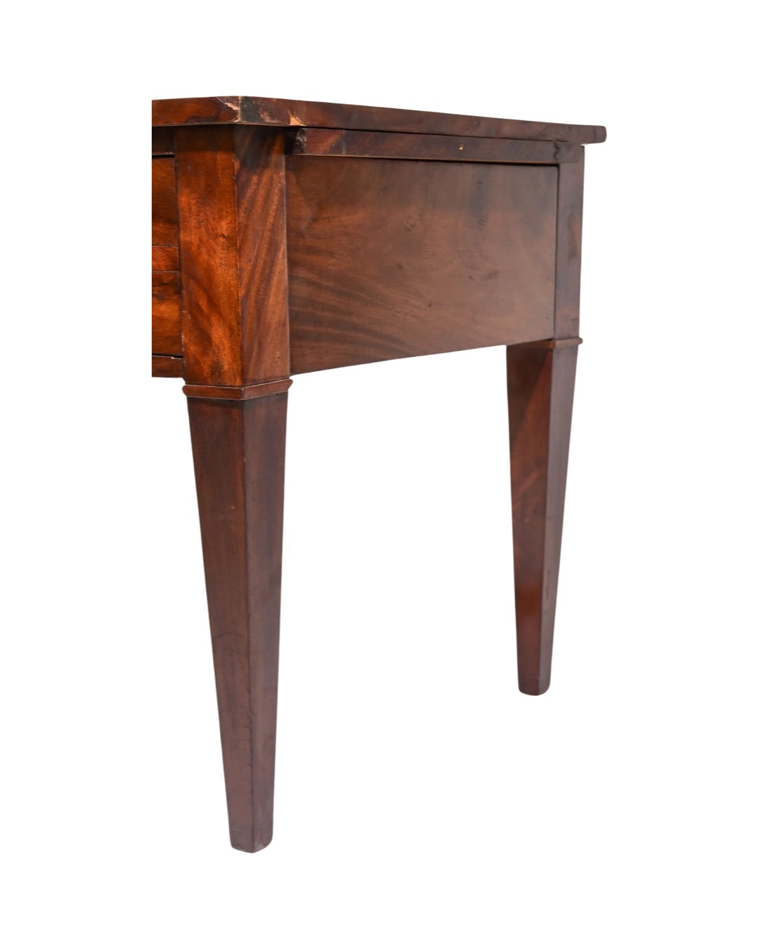 French Empire Leather Top Mahogany Desk