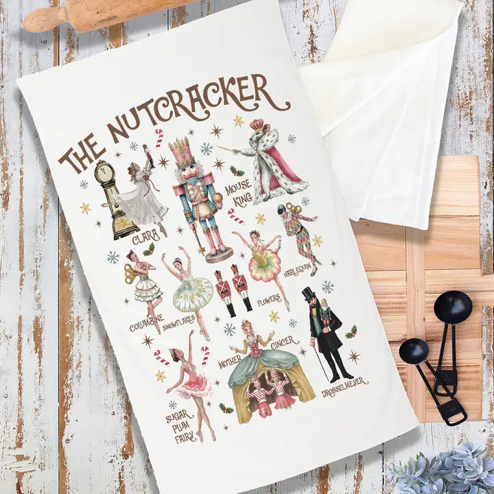 Christmas Nutcracker Ballet Terry Towel