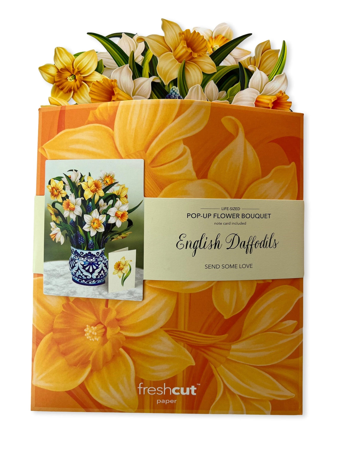 English Daffodils Paper Bouquet