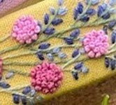 Floral Embroidered Headband