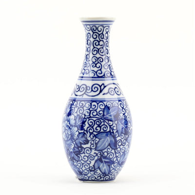 Handmade Blue and White Porcelain Vase