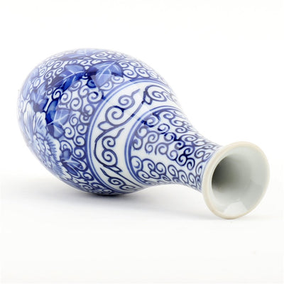 Handmade Blue and White Porcelain Vase