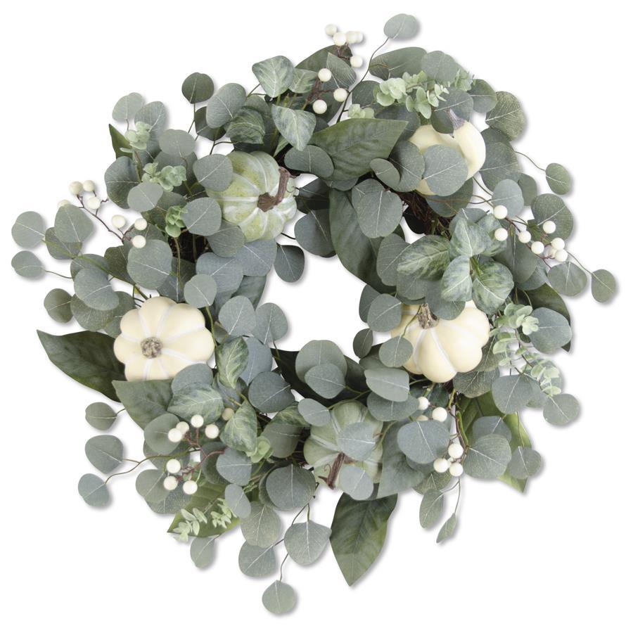 Pumpkin and Eucalyptus Wreath