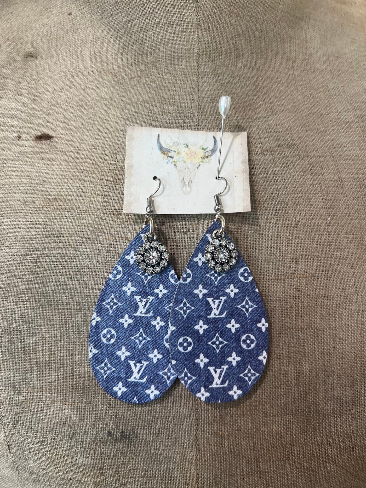 Upcycled Designer Earrings