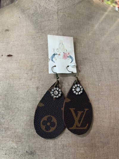 Upcycled Designer Earrings