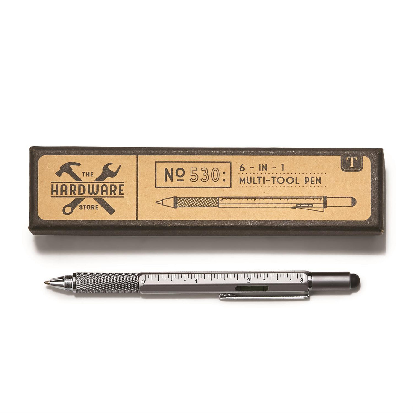 The Hardware Store 6-in-1 Multi-Tool Pen in Gift Box