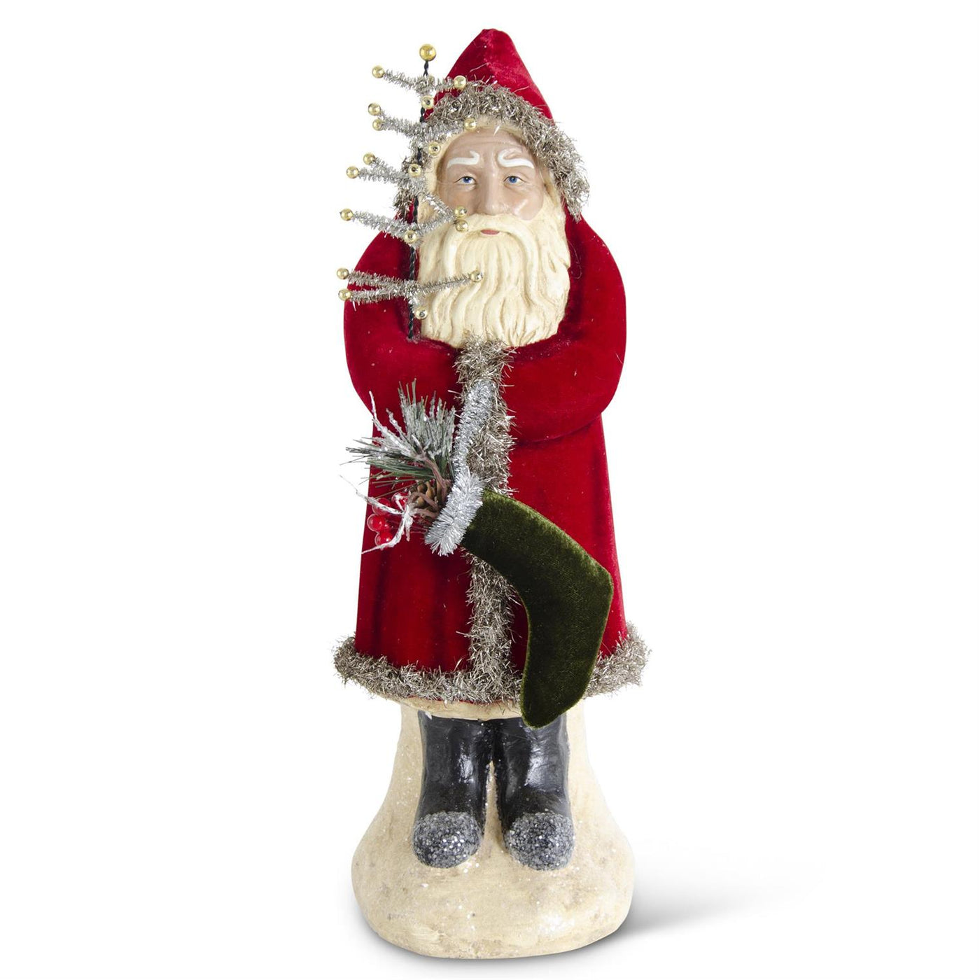 Santa with Red Coat, 16.75"