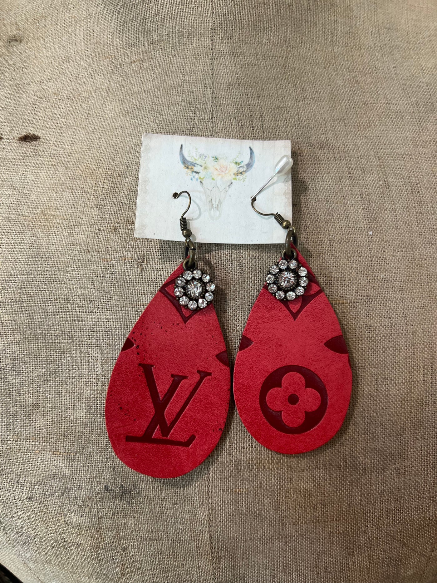 Upcycled Designer Earrings