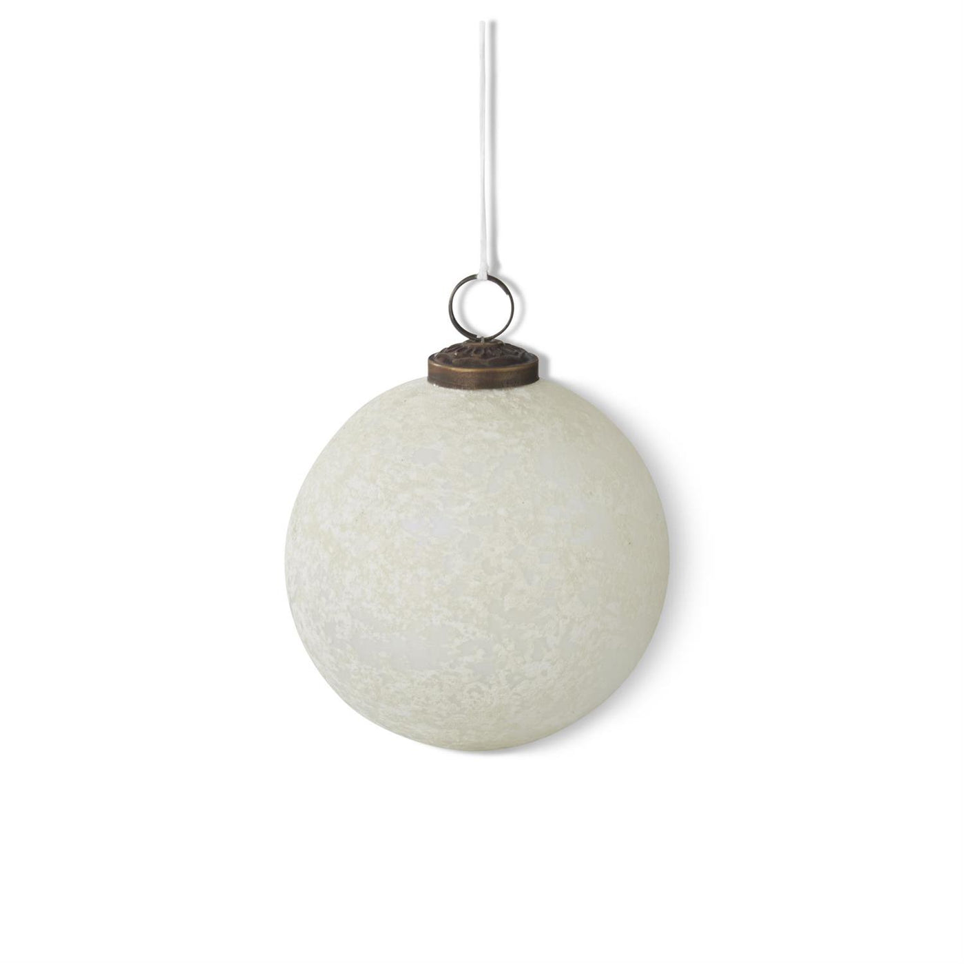 Frosted Glass Ornament 4"