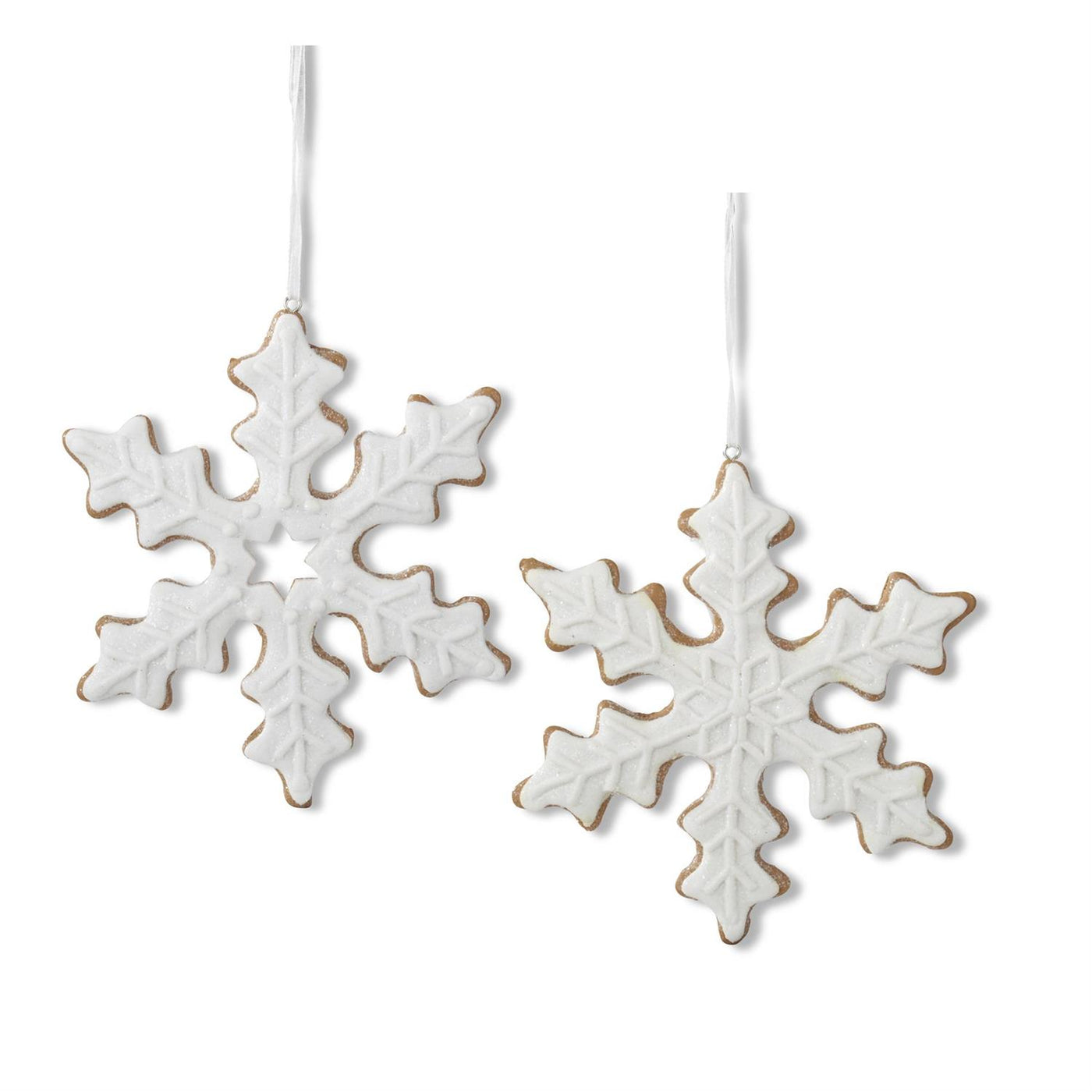 Gingerbread Snowflake Ornament Assorted