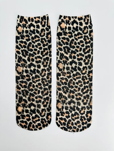 Jane Leopard Socks Women