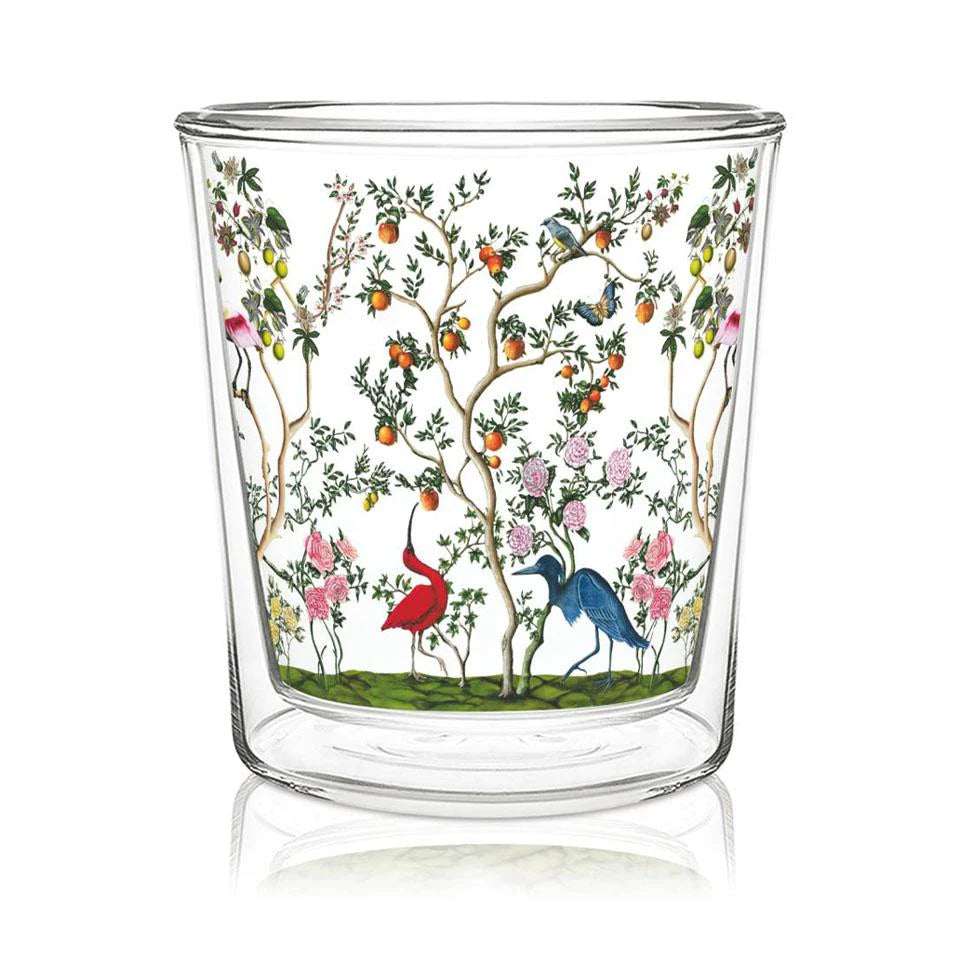 Bird & Branch Chinoiserie 10 oz Tea Glass