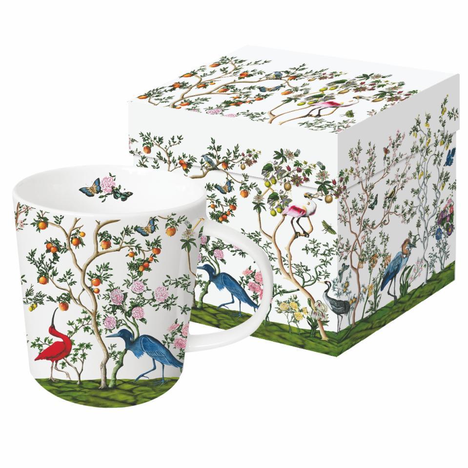 Bird & Branch Chinoiserie Mug in Gift Box