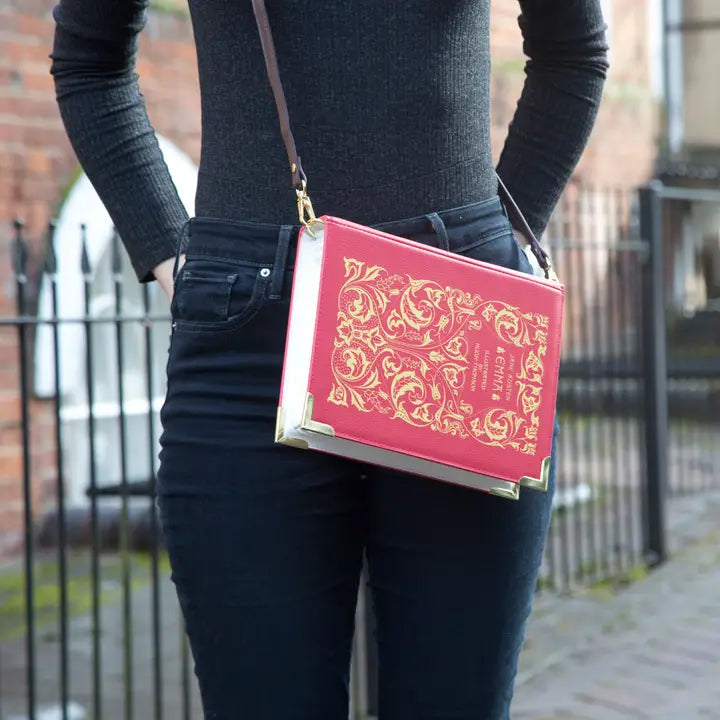 Emma Jane Austen Book Crossbody Handbag