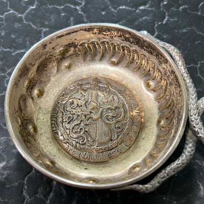 Antique Snake Rimmed Sommelier Tasting Bowl