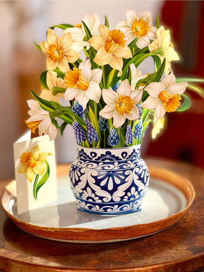 English Daffodils Paper Bouquet