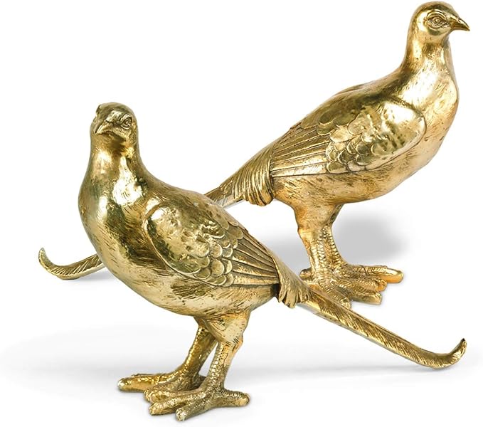 Pair of Gold Pheasants