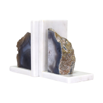 Agate Bookends -Set 2