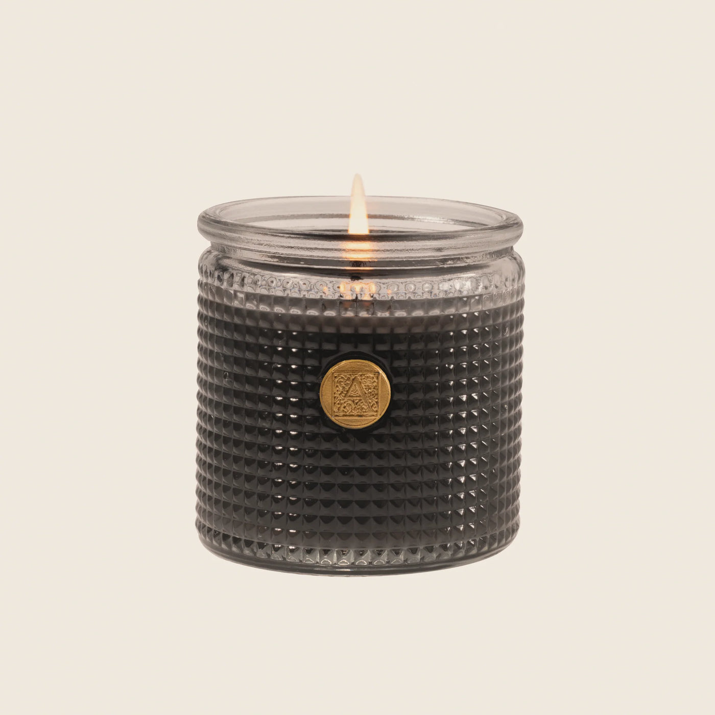 Smoked Vanilla & Santal - Textured Glass Candle