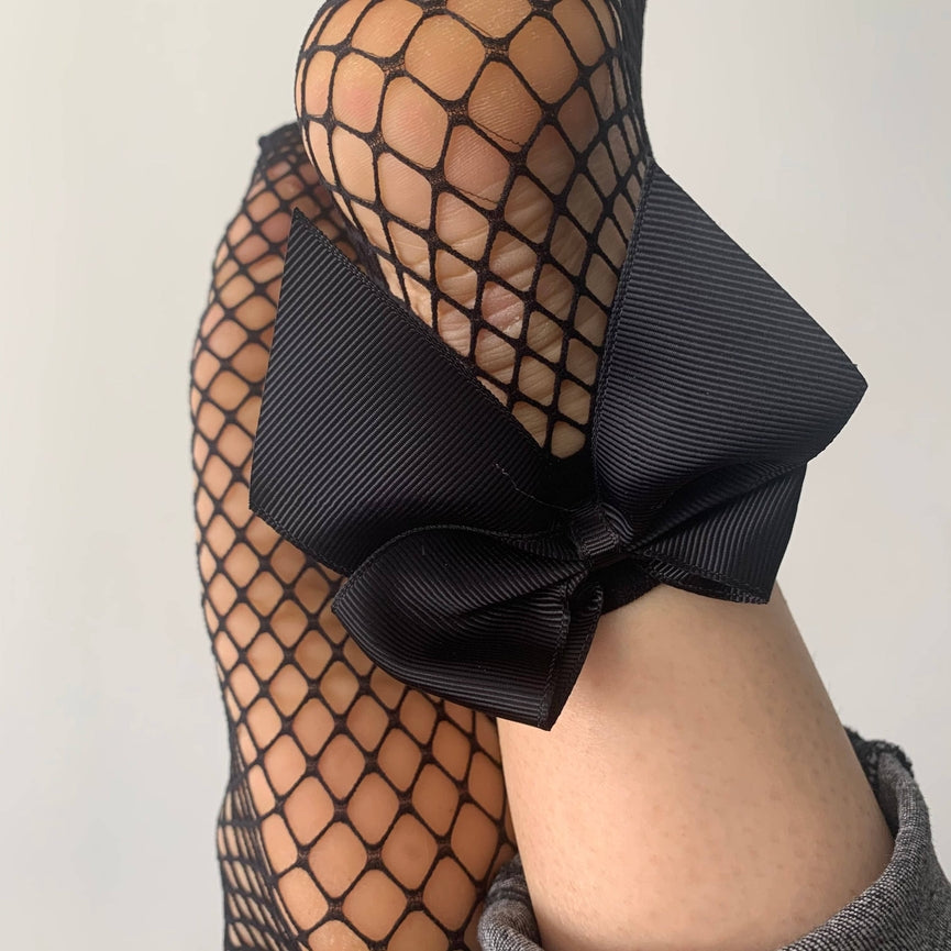 Chloé Fishnet Socks with A Bow