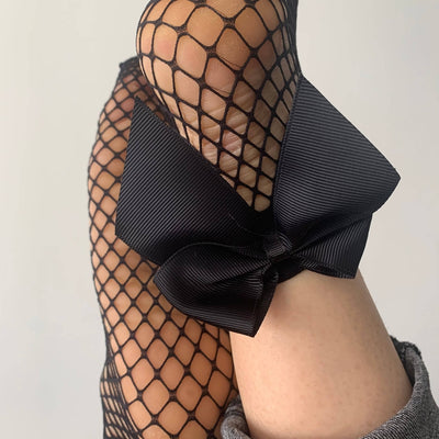 Chloé Fishnet Socks with A Bow