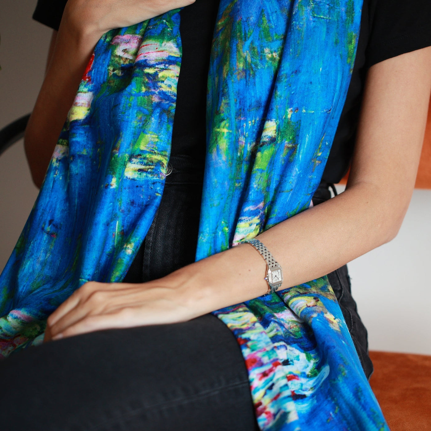 Claude Monet's 'the Water-Lily Pond' Scarf