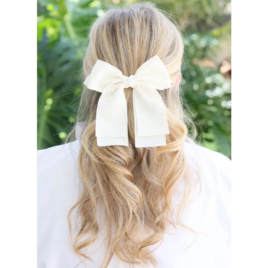 Gino Cream Hair Bow