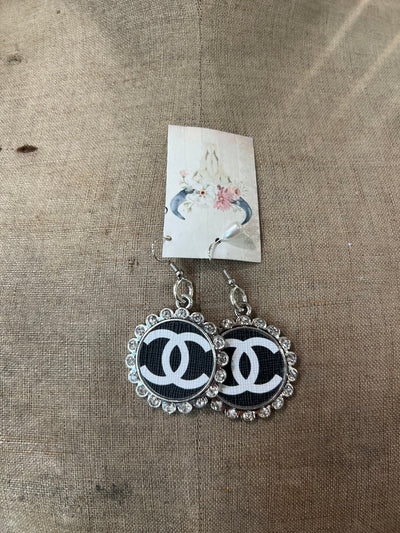 Upcycled Designer Earrings