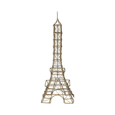 13” Brass Metal Eiffel Tower