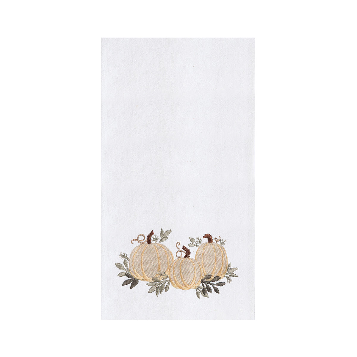 White Pumpkin Trio Kitchen Towel