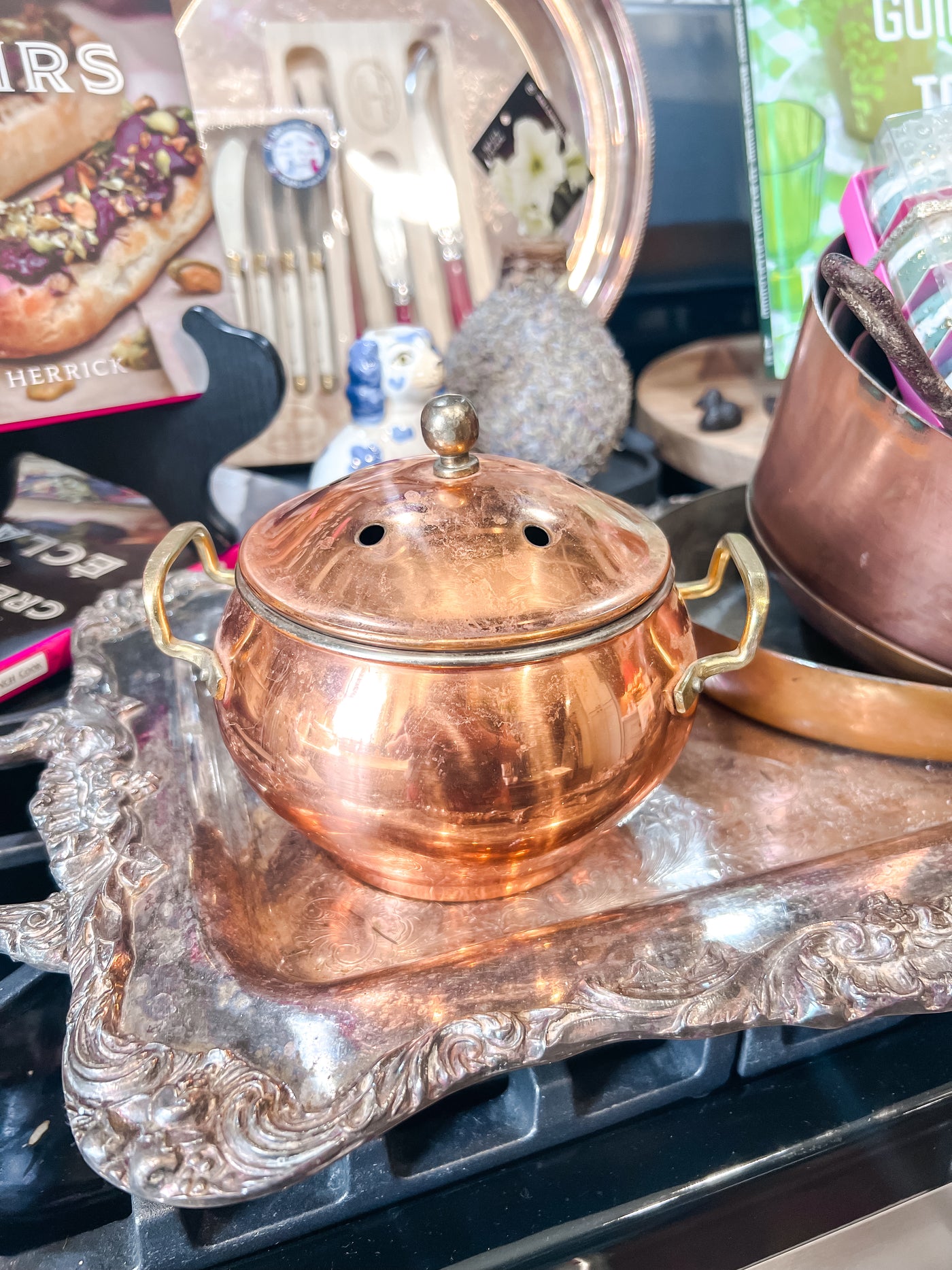 Petite Copper Simmering Pot