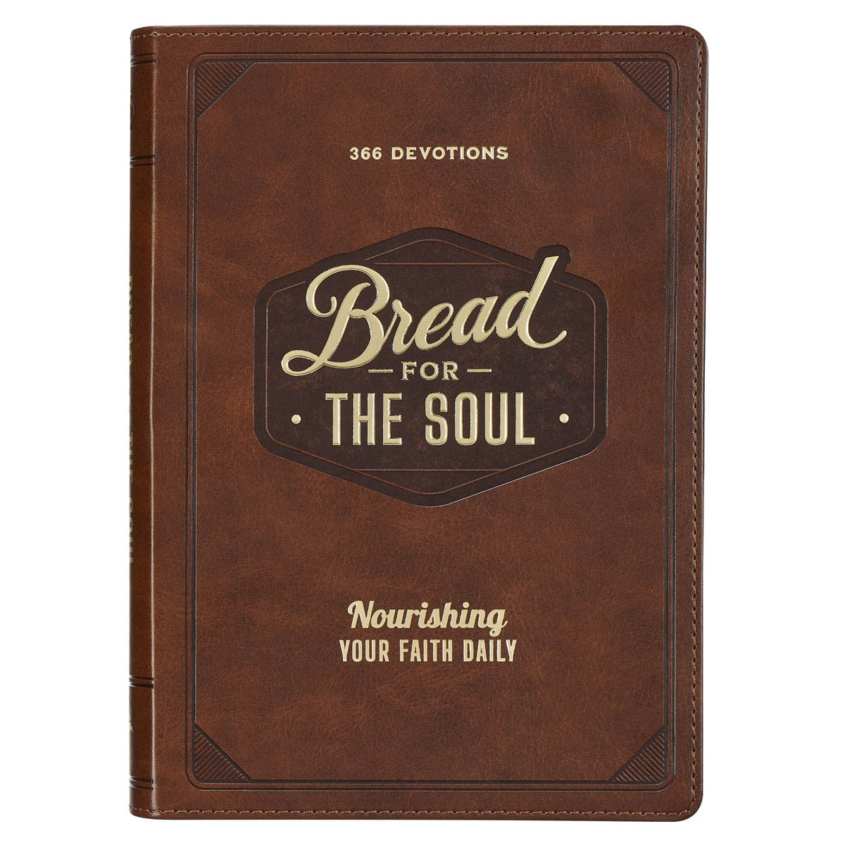 Bread for the Soul Brown Faux Leather Devotional