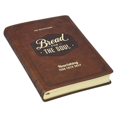 Bread for the Soul Brown Faux Leather Devotional