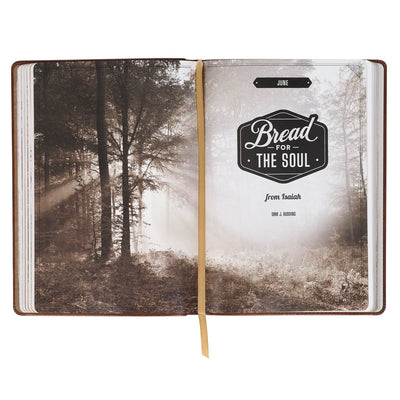 Bread for the Soul Brown Faux Leather Devotional