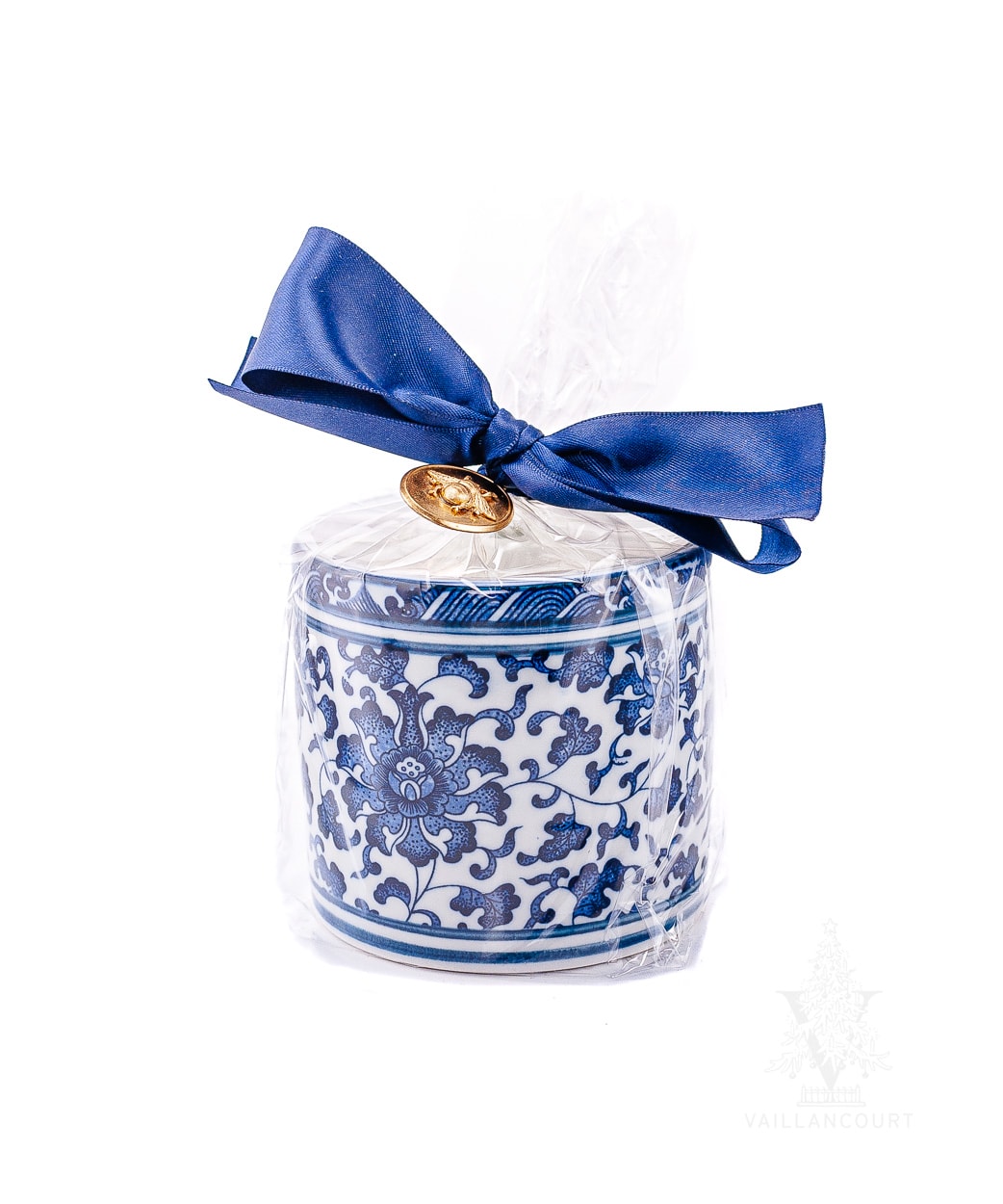 Blue & White Jar - Orange Blossom