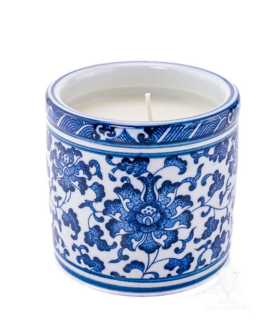 Blue & White Jar - Orange Blossom