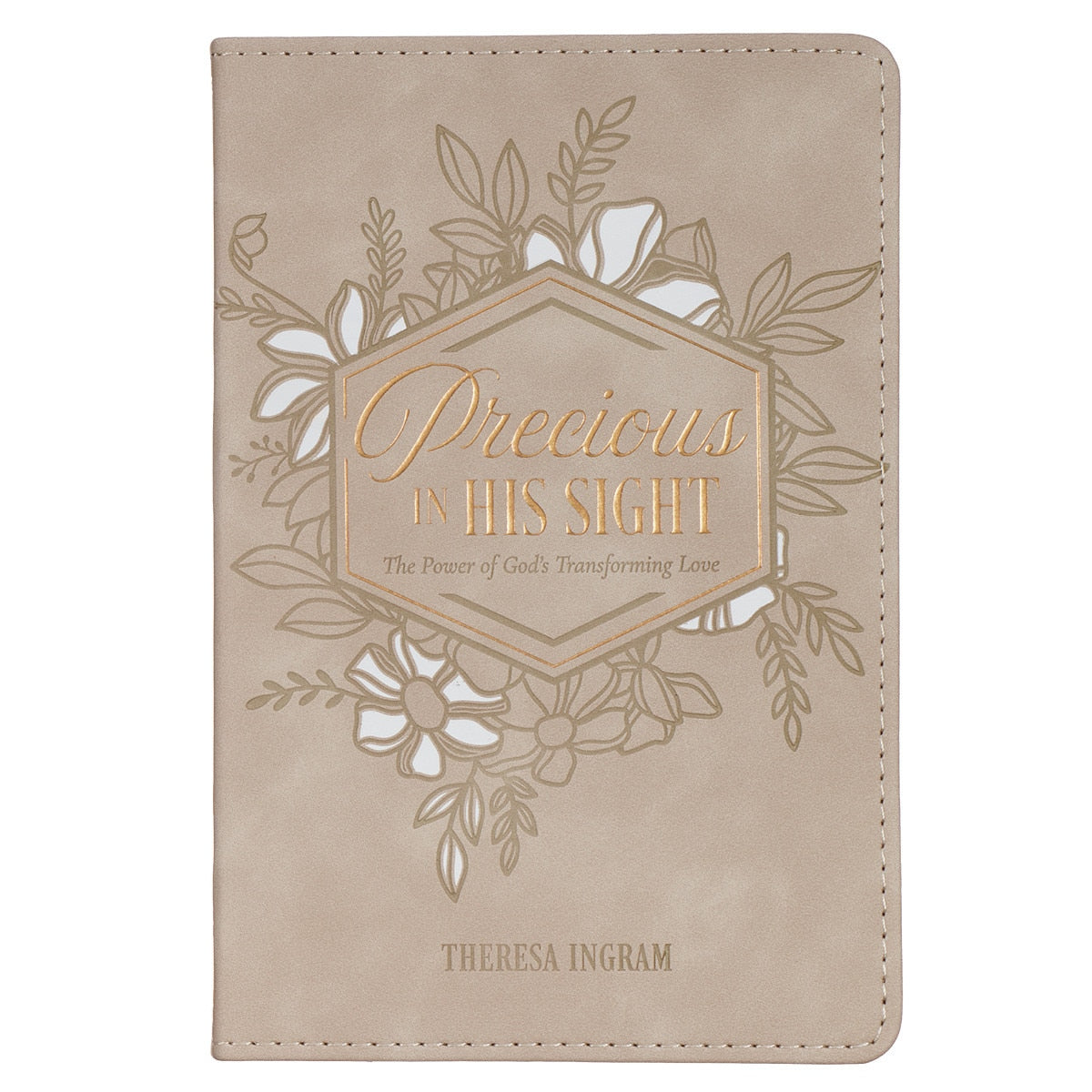 Precious in His Sight Taupe Faux Leather Gift Book