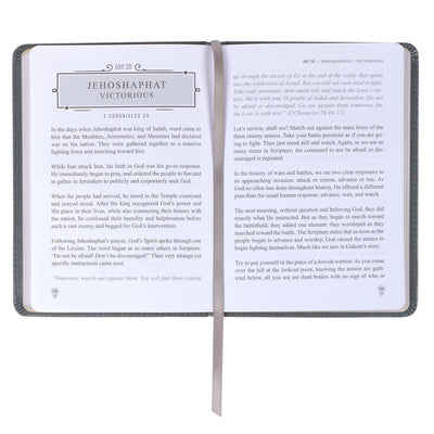 Legacy of Leaders Gray Faux Leather Devotional BY ROBERT NOLAND