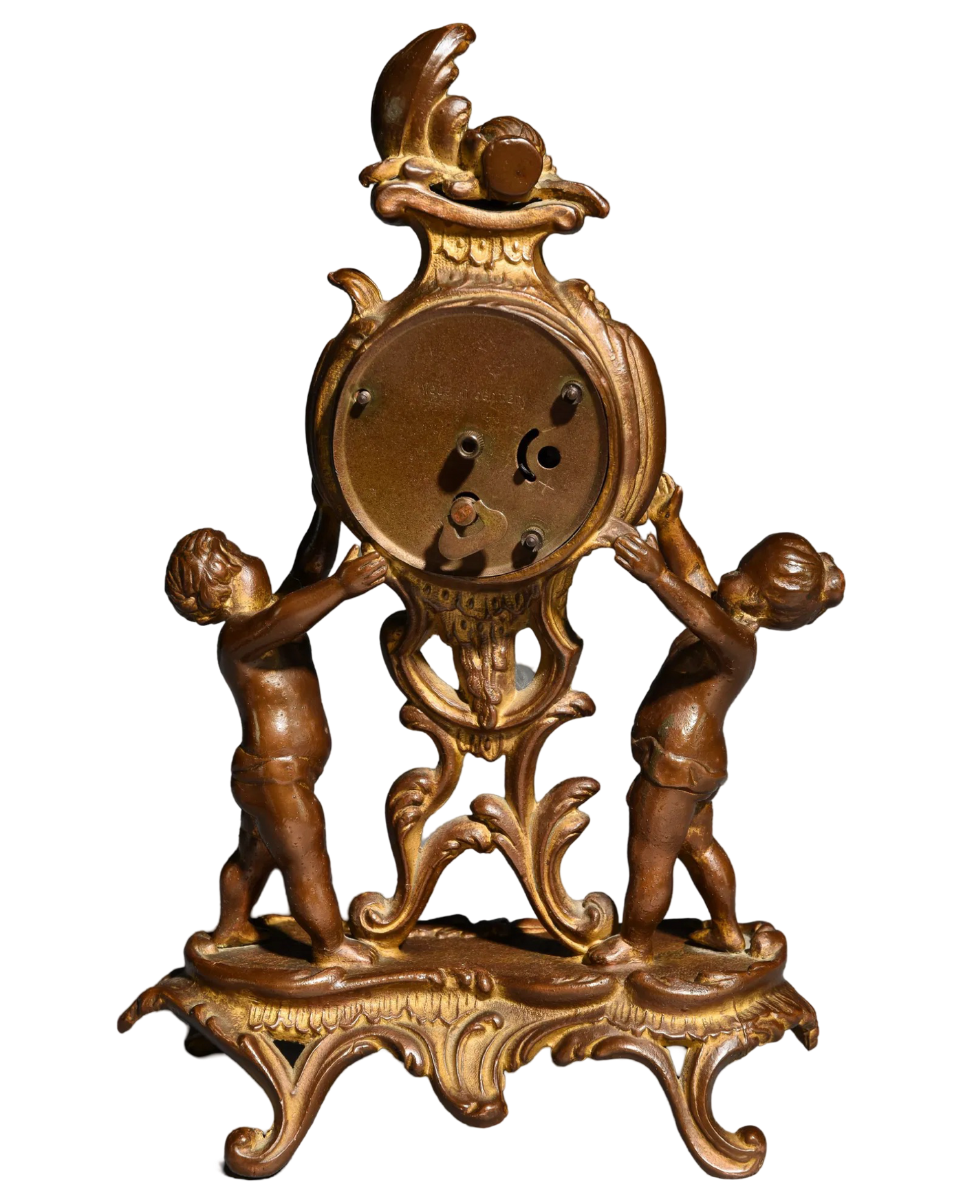 Antique German Clock with Cherubs