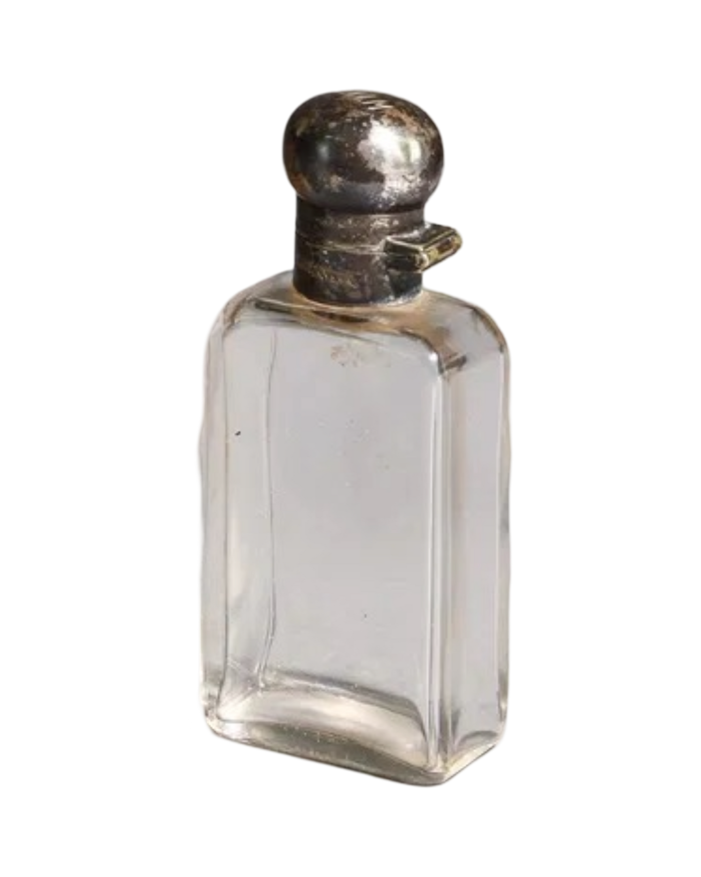 Antique Silver Topped Perfume Bottle