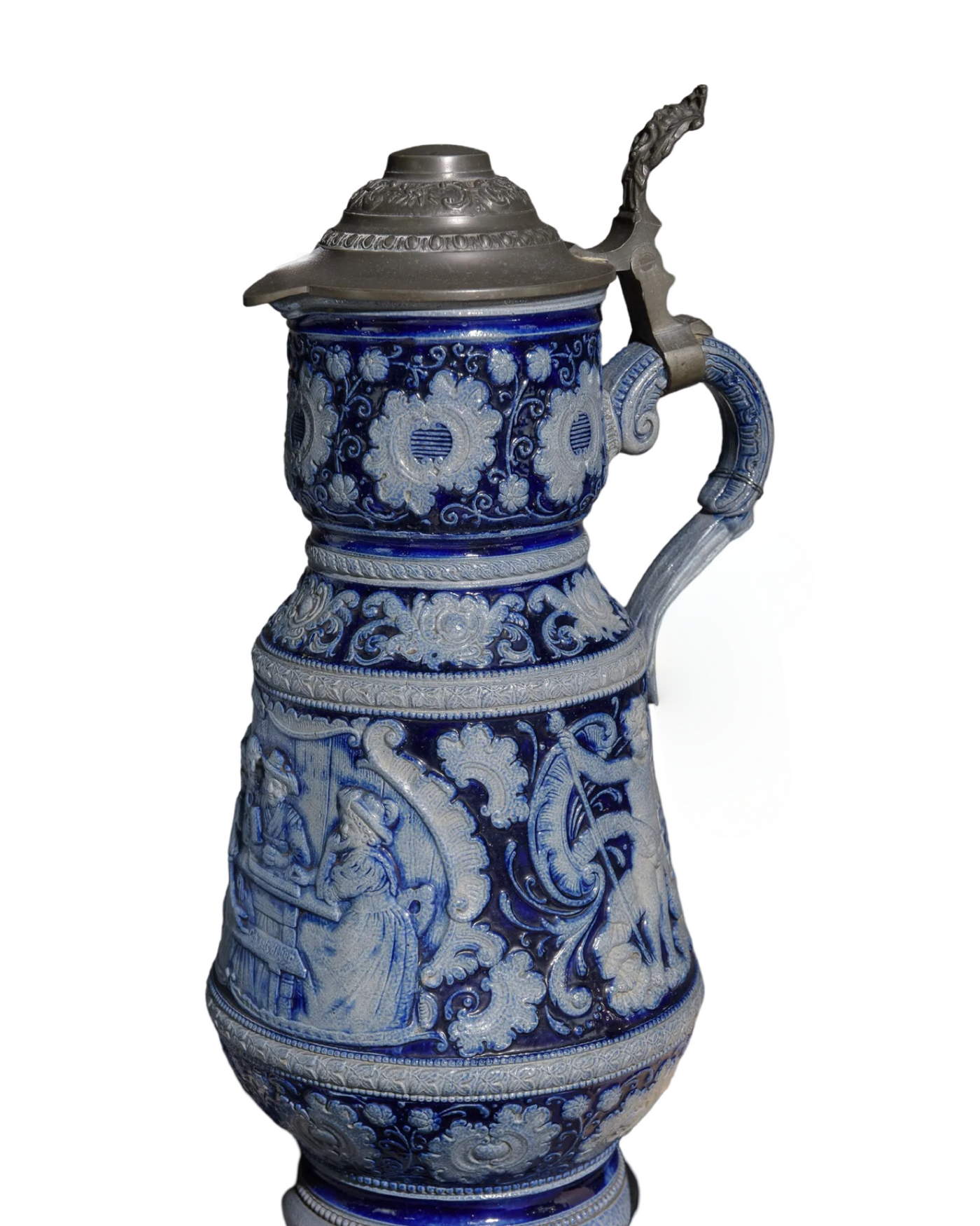 Antique European Salt Glaze Stein