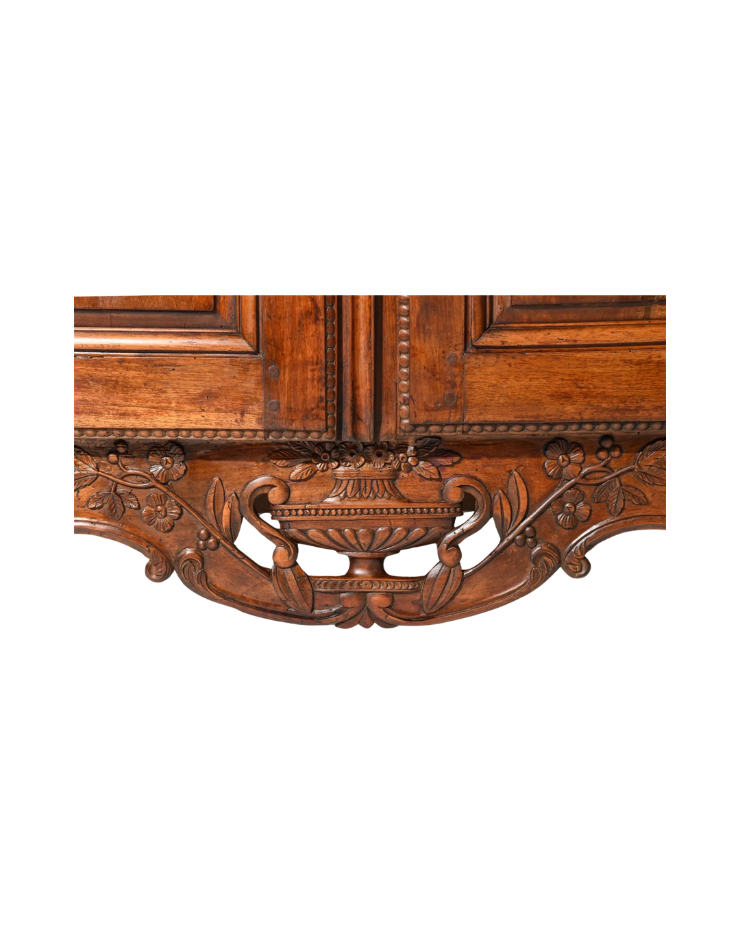 Antique French Oak Marriage Armoire, 19th c.