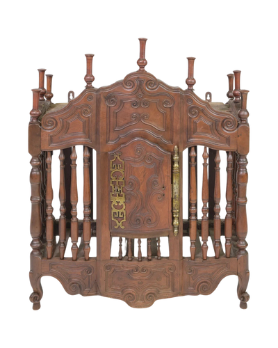 Antique French Walnut Panetière, c. 1890